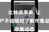 比特派苹果 让用户不错随时了解市集动态