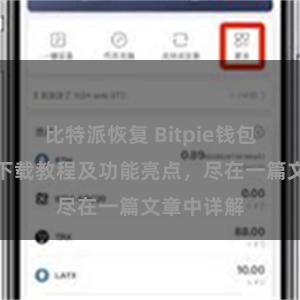 比特派恢复 Bitpie钱包最新版本下载教程及功能亮点，尽在一篇文章中详解