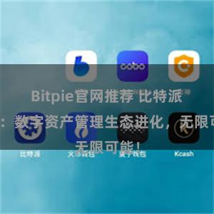 Bitpie官网推荐 比特派钱包：数字资产管理生态进化，无限可能！