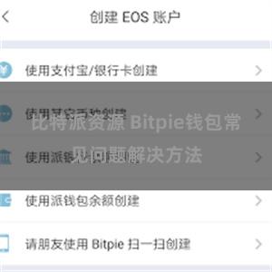 比特派资源 Bitpie钱包常见问题解决方法