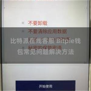 比特派在线客服 Bitpie钱包常见问题解决方法