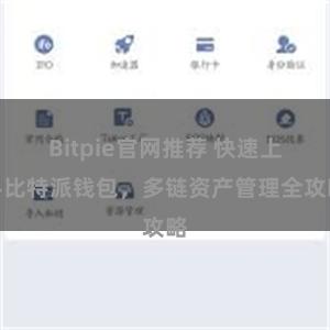 Bitpie官网推荐 快速上手比特派钱包，多链资产管理全攻略