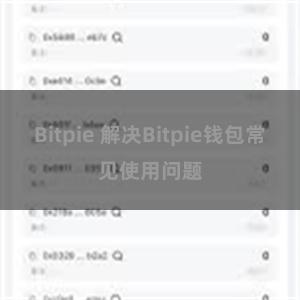 Bitpie 解决Bitpie钱包常见使用问题