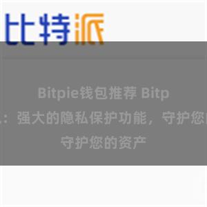 Bitpie钱包推荐 Bitpie钱包：强大的隐私保护功能，守护您的资产