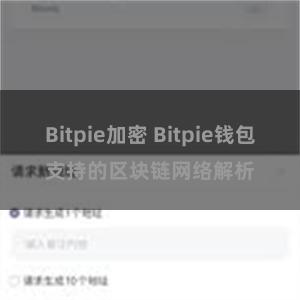 Bitpie加密 Bitpie钱包支持的区块链网络解析