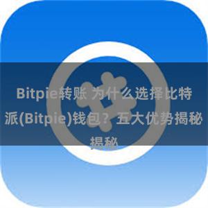 Bitpie转账 为什么选择比特派(Bitpie)钱包？五大优势揭秘