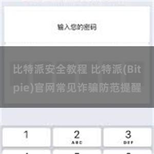 比特派安全教程 比特派(Bitpie)官网常见诈骗防范提醒