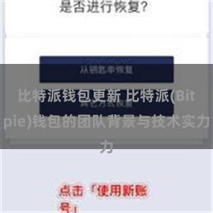 比特派钱包更新 比特派(Bitpie)钱包的团队背景与技术实力