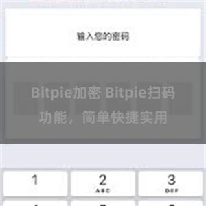 Bitpie加密 Bitpie扫码功能，简单快捷实用